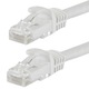 2FT FLEXboot Series 24AWG Cat5e 350MHz UTP Bare Copper Ethernet Network Cable - White