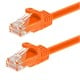 3FT FLEXboot Series 24AWG Cat5e 350MHz UTP Bare Copper Ethernet Network Cable - Orange