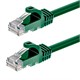 7FT FLEXboot Series 24AWG Cat5e 350MHz UTP Bare Copper Ethernet Network Cable - Green