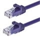 7FT FLEXboot Series 24AWG Cat5e 350MHz UTP Bare Copper Ethernet Network Cable - Purple