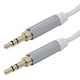 3.5mm Flat Audio Cable 6ft – White