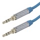 3.5mm Flat Audio Cable 10ft – Blue