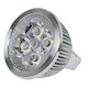 4-Watt (25W Equivalent) MR 16 GU 5.3 LED Bulb, 249 Lumens, Neutral/ Bright (3500K) - Non-Dimmable