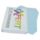 Image of 8.5" x 11" Blue Colored Copy Paper, 75 GSM, 20-Lbs Ream of 500-Sheets