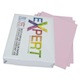 Image of 8.5" x 11" Pink Colored Copy Paper, 75 GSM, 20-Lbs Ream of 500-Sheets