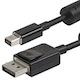 6ft Premium DisplayPort 1.2 Male to Mini DisplayPort Male Cable - Black