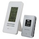 Wireless Multi-zone Weather Station/ Alarm Clock with Outdoor Sensor - White