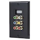 Recessed HDMI Wall Plate, with 1* HDMI F/F Adapter & 6 RCA Connector, Gold Plated BLACK