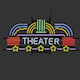 'Theater' Glass Neon Sign - 15.5" x 31.5"