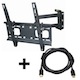 Full-Motion TV Wall Mount Bracket w/ 10ft HDMI® Cable (Max 99 lbs, 32 - 55 inch)