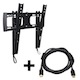 Low Profile Tilting Wall Mount (Max 88 lbs, 32 - 55 inch) w/ 10ft HDMI® Cable