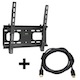 Tilting Wall Mount (Max 165 lbs, 32 - 55 inch) w/ 10ft HDMI® Cable