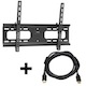 Tilting Wall Mount (Max 165 lbs, 37 - 70 inch) w/ 10ft HDMI® Cable