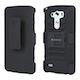 Belt Clip Armor Case w/ Stand for LG® G3 - Black