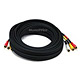 25ft Triple RCA Stereo Video Dubbing Composite Cable (3 x RG59U)