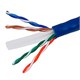 1000FT Cat6 Bulk Bare Cable Copper Ethernet Cable, UTP, Solid, Riser Rated (CMR), 350MHz, 23AWG - Blue - GENERIC