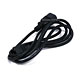 Product image for  Power EXT Cord Cable, PC/Mon.(C13/C14), 6ft, Black