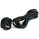 Product image for England Power Cord Cable, w/Fuse, 6ft, Black