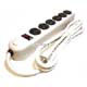 Product image for 6 Outlet Surge Strip, Metal