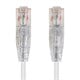 SlimRunâ„¢ Cat6 28AWG UTP Ethernet Network Cable, 5ft White