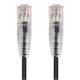 SlimRun™ Cat6 28AWG UTP Ethernet Network Cable, 7ft Black
