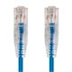 SlimRun™ Cat6 28AWG UTP Ethernet Network Cable, 10ft Blue
