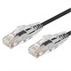 SlimRunâ„¢ Cat6 28AWG UTP Ethernet Network Cable, 14ft Black