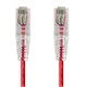 SlimRun™ Cat6 28AWG UTP Ethernet Network Cable, 0.5ft Red