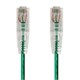 SlimRun™ Cat6 28AWG UTP Ethernet Network Cable, 0.5ft Green