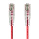 SlimRun™ Cat6 28AWG UTP Ethernet Network Cable, 1ft Red