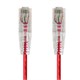 SlimRun™ Cat6 28AWG UTP Ethernet Network Cable, 2ft Red