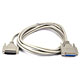 10ft DB25 M/F Molded Cable