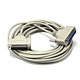 25ft HP PLT/LAS DB25 M/F Cable