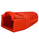 Product image for [50pcs] RJ-45 Color Coded Strain Relief Boots - Red