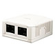 Product image for Surface Mount Box Cat6 Double