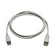 Product image for USB 2.0 A Male to A Female Extension 28/24AWG Cable - 6ft (Beige)
