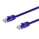 Product Image for 3FT 24AWG Cat5e 350MHz UTP Bare Copper Ethernet Network Cable - Purple 