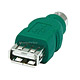 PS2 (MDIN6M) to USB Female Converter For Logitech Brand Mouse