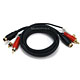 3ft S-Video & 3FT RCA Audio Cable - MOLDED