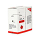 Product image for Cat 6 UTP Solid, Riser Rated (CMR), 500MHz 23AWG 1000FT Bulk Cable - Gray