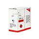 Product image for Cat 6 UTP Solid, Riser Rated (CMR), 500MHz 23AWG 1000FT Bulk Cable - Blue