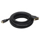 15ft 24AWG CL2 High Speed HDMI® to DVI Adapter Cable w / Net Jacket - Black