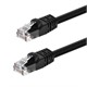 1FT 24AWG Cat6 550MHz UTP Bare Copper Ethernet Network Cable - Black