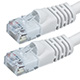 25FT 24AWG Cat6 550MHz UTP Bare Copper Ethernet Network Cable - White