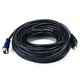 50ft VGA to 3 RCA Component Video Cable (HD15 - 3-RCA)