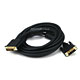 15ft 28AWG DVI-D to M1-D (P&D) Cable - Black