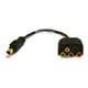 Product image for Video Card(mini Din 9 pin) to Svideo(SVHS) / Component / Composite for ATI Radeon X800 series