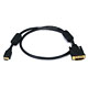 3ft 28AWG High Speed HDMI® to Adapter DVI Cable w / Ferrite Cores - Black
