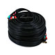 100ft 22AWG 5-RCA Component Video/Audio Coaxial Cable (RG-59/U) - Black