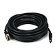 35ft 24AWG CL2 Standard HDMI® to DVI Adapter Cable - Black